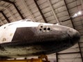 Space Shuttle Endeavor Cockpit and escape hatch close-up