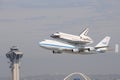 Space shuttle Endeavour, Los Angeles 2012 Royalty Free Stock Photo