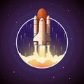Space Shuttle Launch Royalty Free Stock Photo