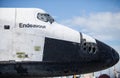 Space Shuttle Endeavour Nose Royalty Free Stock Photo