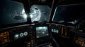 Space simulation game with trading and combat elements Hy generative AI