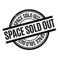 Space Sold Out rubber stamp