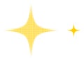 Space Star Halftone Dot Icon