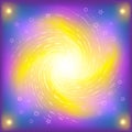 Space star shone spiral