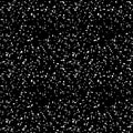 Space stars background, night sky. Abstract Cosmos texture. Splash vector seamless pattern. White spots, dots on black backdrop Royalty Free Stock Photo