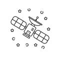 Space station vector icon