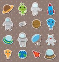 Space stickers Royalty Free Stock Photo