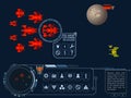 Space strategy game asset