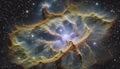 Space telescope photo of Crab Nebula.