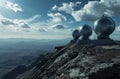 space telescopes in the mountains