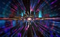 Space and time, global digital database in cyberspace of artificial intelligence