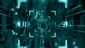 Space and time, global digital database in cyberspace of artificial intelligence