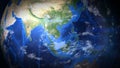 From Space To Bangkok Thailand Earth Zoom in 3d animation