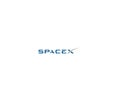 Space X logo editorial illustrative on white background Royalty Free Stock Photo