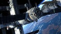 Spacecraft Docking To Space Station