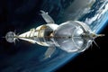 spacecraft with hybrid propulsion technologies