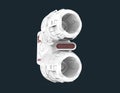 Spacecraft ion thruster drawing sci-fi