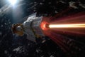 spacecraft utilizing laser propulsion technology