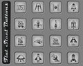 Spacecrafts icon set