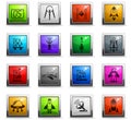 Spacecrafts icon set