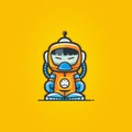 Spaceman Astronaut Character Royalty Free Stock Photo