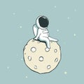 Spaceman on Moon