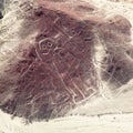 The spaceman or space man, Nazca or Nasca geoglyph