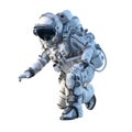 Astronaut on white. Mixed media Royalty Free Stock Photo