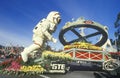 Spacemen Float in Rose Bowl Parade, Pasadena, California Royalty Free Stock Photo