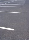 Spaces in Parking Lot Royalty Free Stock Photo