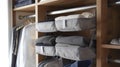 A spacesaving foldable hanging storage unit great for organizing clothes accessories and other belongings in a closet or