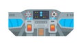 Spaceship Cockpit Dashboard Control Panel Vector Icon, vector design Generative AI Royalty Free Stock Photo