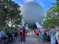 Spaceship Earth at the Epcot Park Royalty Free Stock Photo