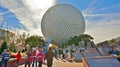 Spaceship Earth in Epcot Royalty Free Stock Photo
