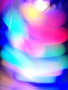 Spaceship futuristic interior blurred motion out of focus background Royalty Free Stock Photo