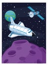 Spaceship in the milkyway galaxy