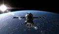 Spaceship on the orbit