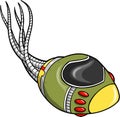 Spaceship Vector Illustration Royalty Free Stock Photo