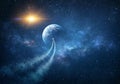 Spacesphips exploring Universe