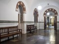 Spacious arched corridor or hallway in the Copenhagen City Hall Council Building 1905