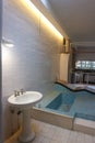 Spacious Bathroom by Le Corbusier at Villa Savoye