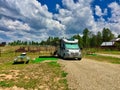 Spacious Campsites at Echo Basin Ranch Royalty Free Stock Photo