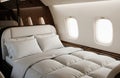 Spacious Private Jet Sleeping Suite Royalty Free Stock Photo