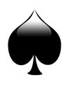 Spade card symbol