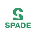 spade flat modern minimalist logo