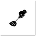 Spade glyph icon Royalty Free Stock Photo