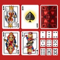 Spade Suit Playing Cards Full Set Royalty Free Stock Photo