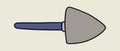 Spade or trowel. Garden tool isolated