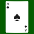 Spades card suit icon , playing cards symbols