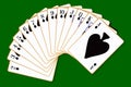 Spades Suit Playing Cards Royalty Free Stock Photo